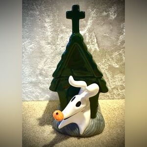 Disney Nightmare Before Christmas Zero and His Dog House Cookie Jar NEW